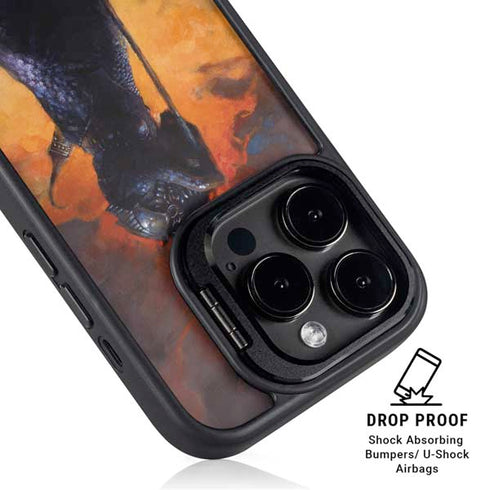 Death Dealer by Frazetta iPhone 15 Pro Max Kickstand Case